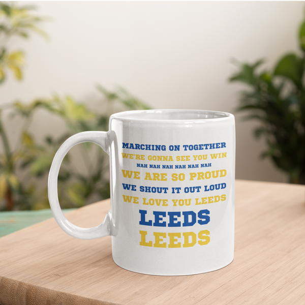 Marching On Together - Leeds United Mug - Gift