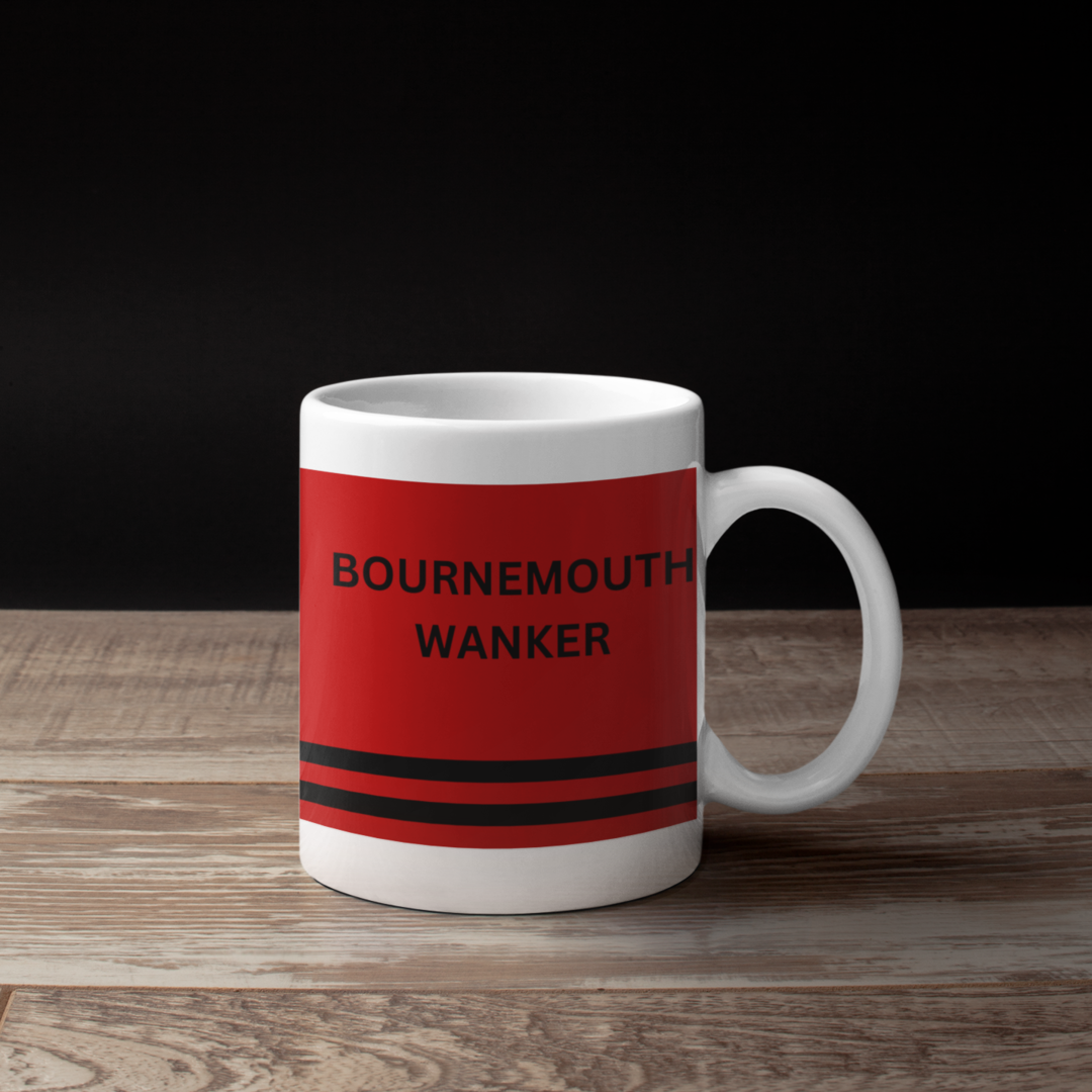 Bournemouth Mug Bournemouth Wanker Funny Bournemouth Gift For Him/Her