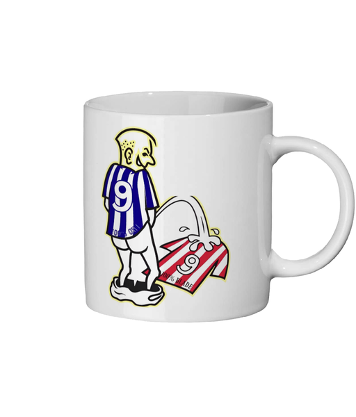 Sheffield Wednesday Peeing on Sheffield United Mug