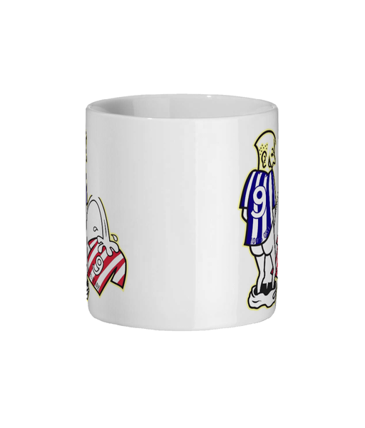 Sheffield Wednesday Peeing on Sheffield United Mug