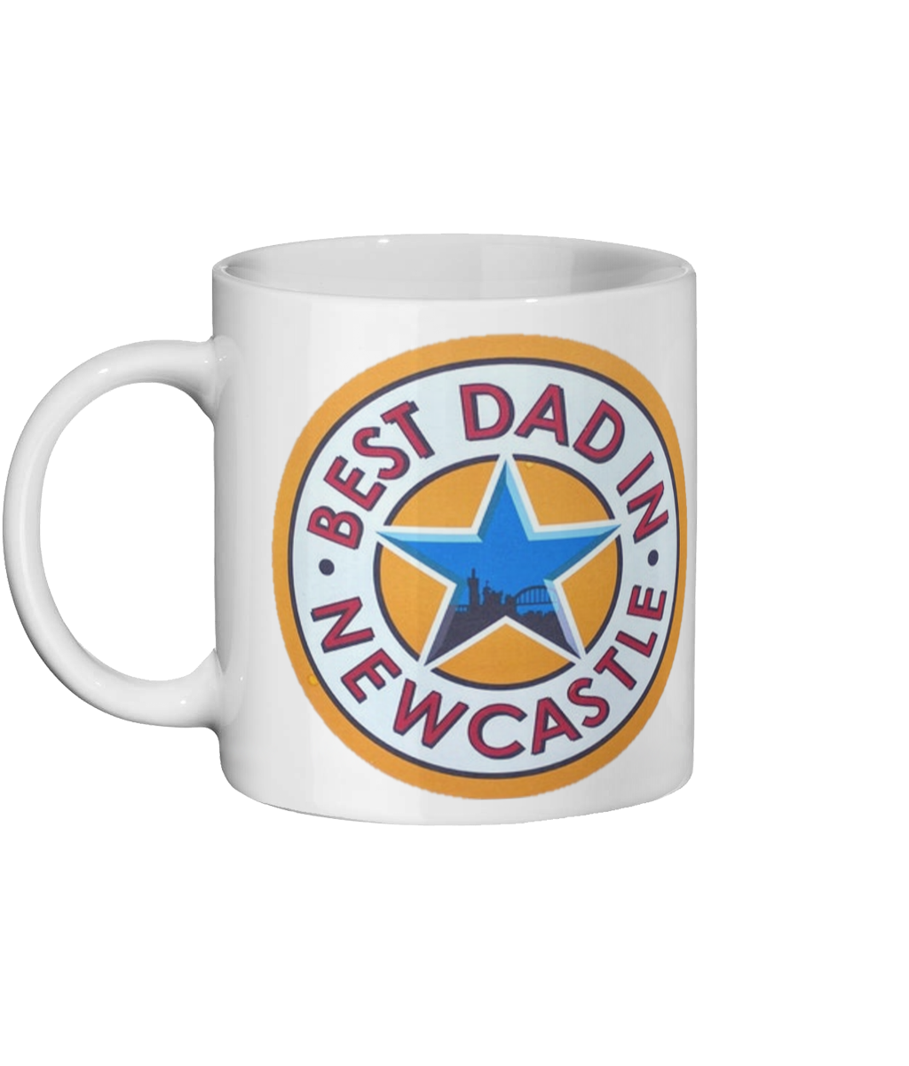 Newcastle United Mug - Best Dad in Newcastle, Newcastle United design for gifts - Mugs for him/her supporters