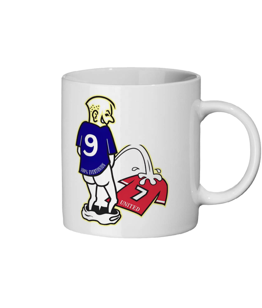 Everton Peeing on Man United Mug