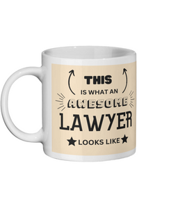 Lawyer Mug, This Is What An Awesome Lawyer Looks Like Mug for Lawyer for Gifts