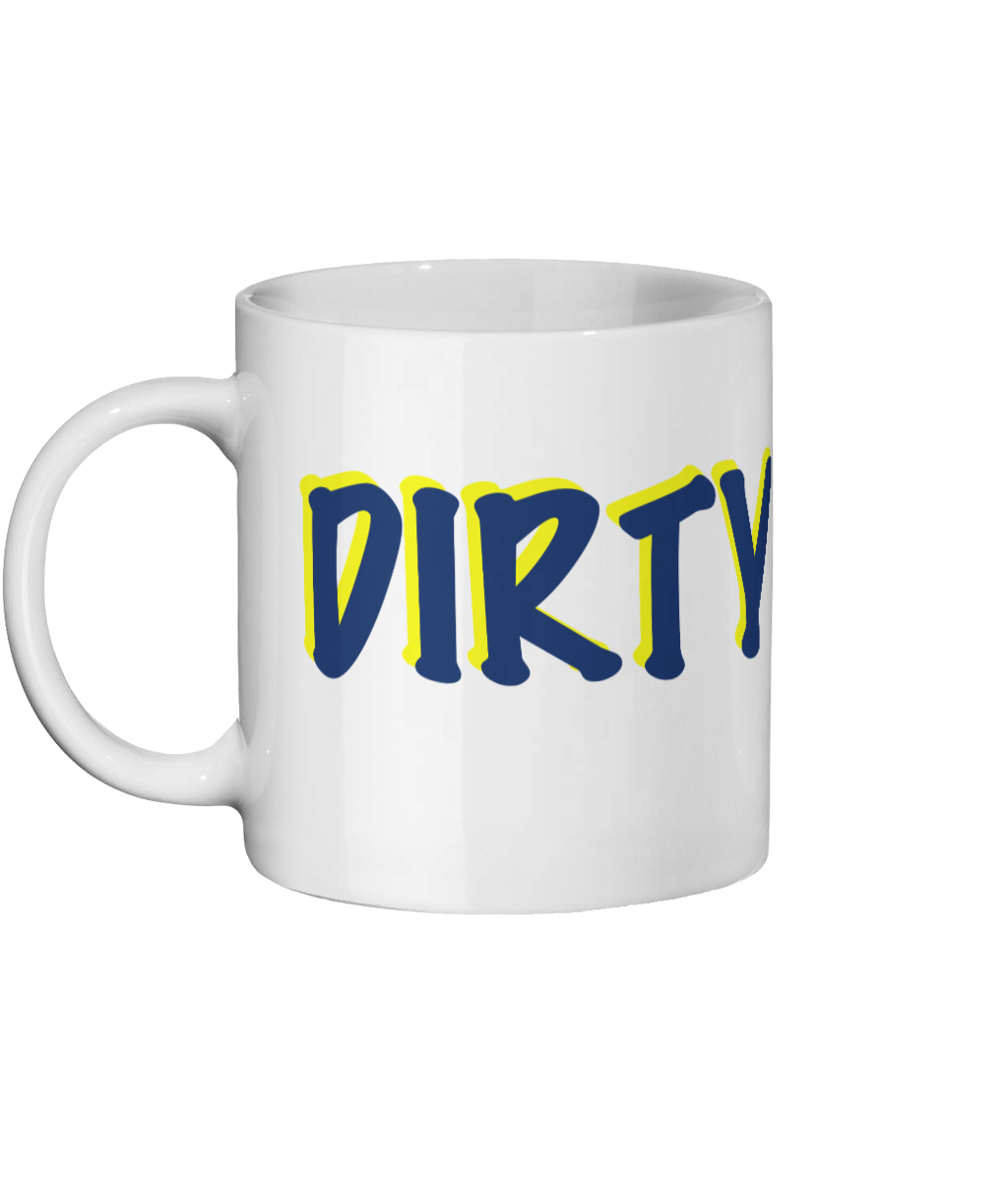 Leeds United Mug - Dirty Leeds Leeds United design for gifts - Mugs for him/her supporters