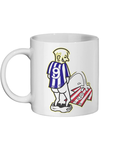 Sheffield Wednesday Peeing on Sheffield United Mug