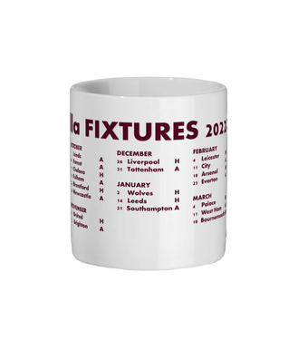Aston Villa FC Fixture 2022/23 Mug