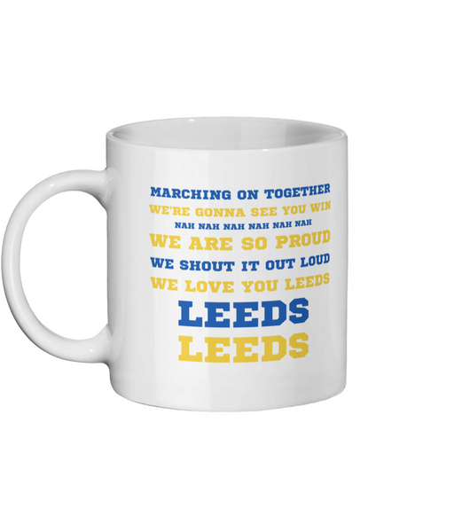 Marching On Together - Leeds United Mug - Gift