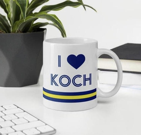 I Love Koch - Leeds United Mug